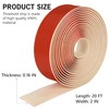 20Ft Floor Transition Strip Self Adhesive Vinyl Cover Floor Strip