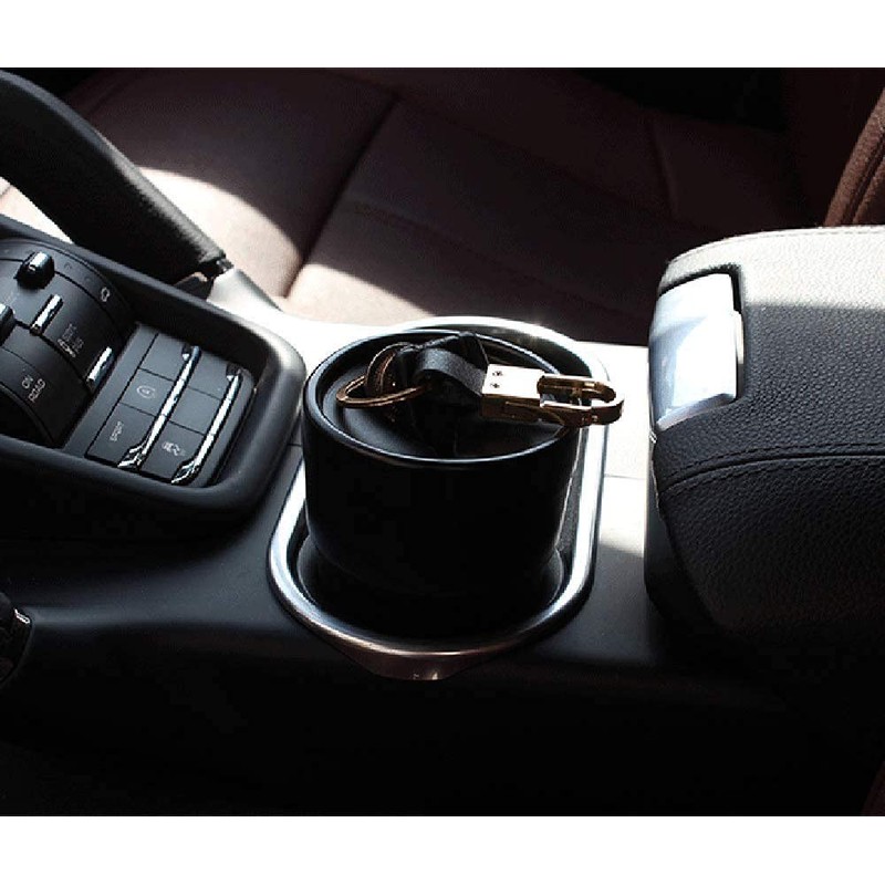 BANCHELLE Car Change Holder with Lid Automotive Plastic Garbage Cans