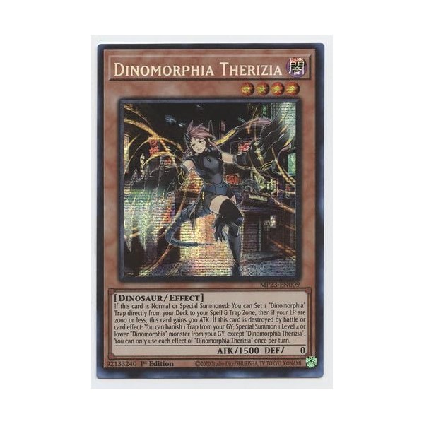 Dinomorphia Therizia - MP23-EN009 - Prismatic Secret Rare - 1st