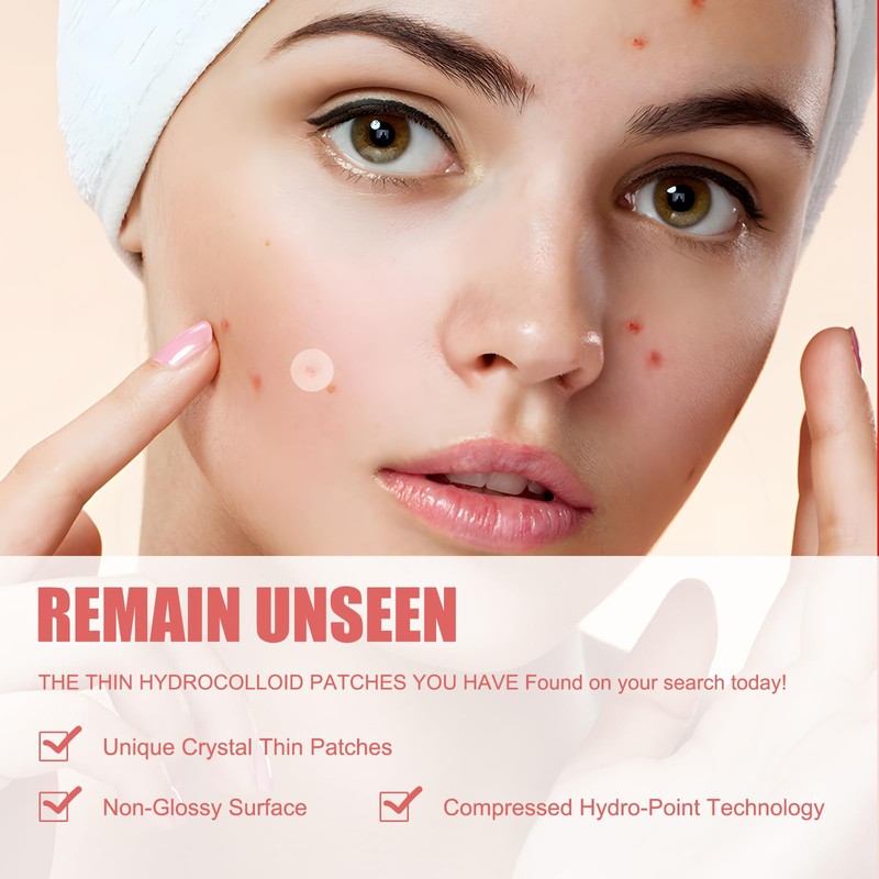 Pack of 360 Pimple Patches, Natural Hydrocolloid Pimple Patch with