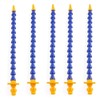 E-outstanding 5PCS 30cm 1/4Inch Thread Round Nozzle Flexible Plastic Water