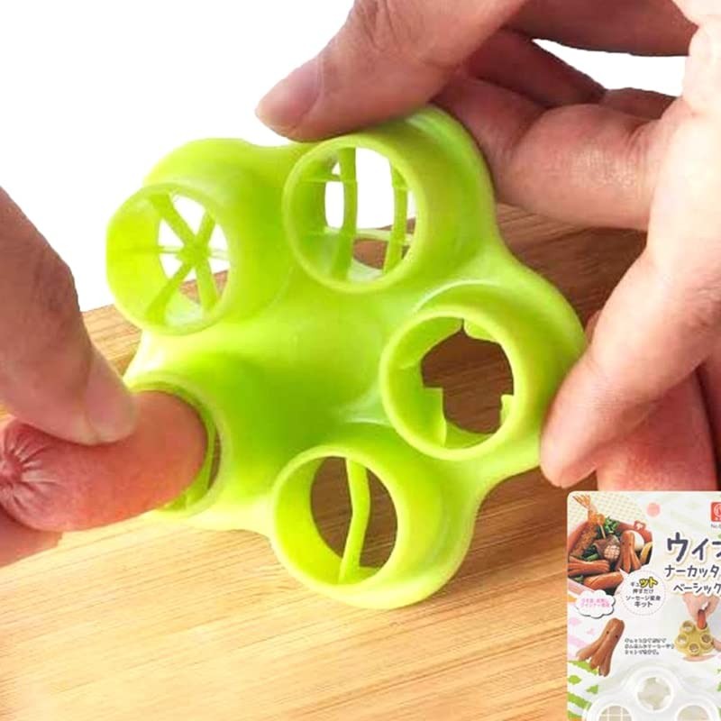 Julyupoli 5 in 1 Flower Crab Octopus Style ham Sausage