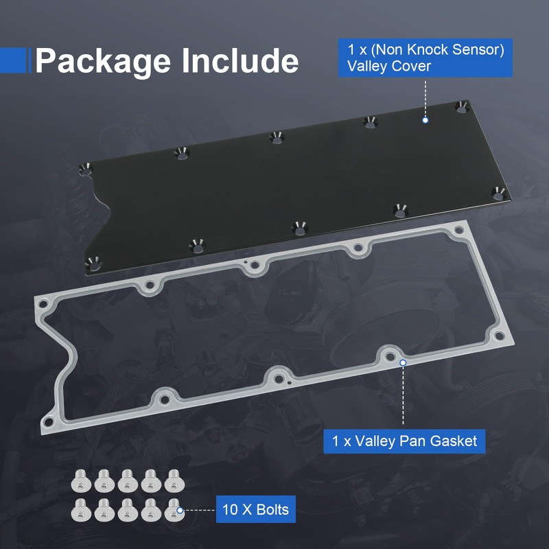 LS Gen 3 Valley Pan Cover Plate Low Profile with