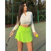 ED3SIZE Womens Skirt with Shorts Cross High Waist Tennis Golf