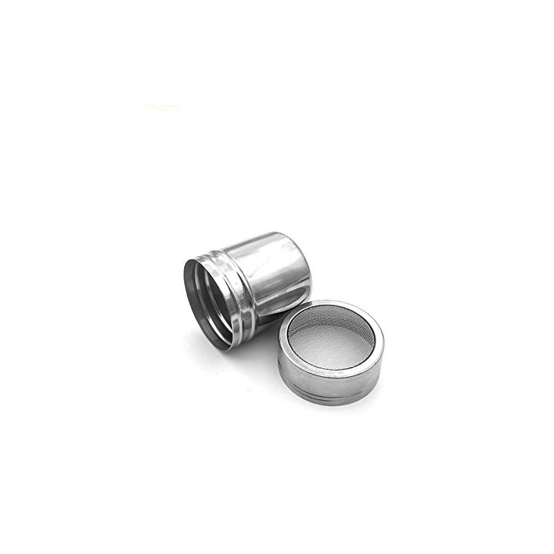 Stainless Steel Shaker Sifter Dispenser Duster Container for Flour, Sugar,