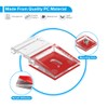 BTF-LIGTHING Transparent Strip Light Clips,Self Adhesive with Screws Mounting Holder,