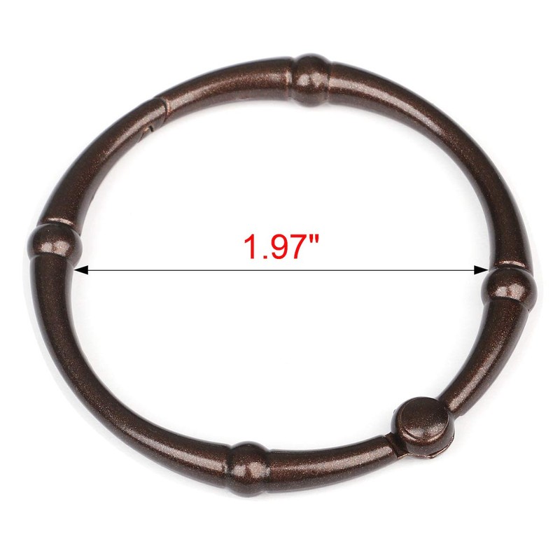 Utopia Alley Rustproof Shower Vivtoria Curtain Rings (Oil Rubbed Bronze)