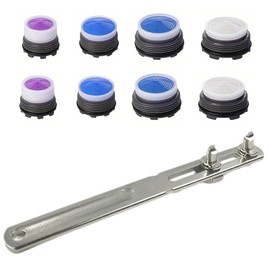 015425-45 Dual VR Aerator Key fit for Moen kitchen faucet,kohler faucet,T&S faucet,Neoperl faucet, Water Saving Flow Restrictor Set Replacement Part for Bathroom or Kitchen