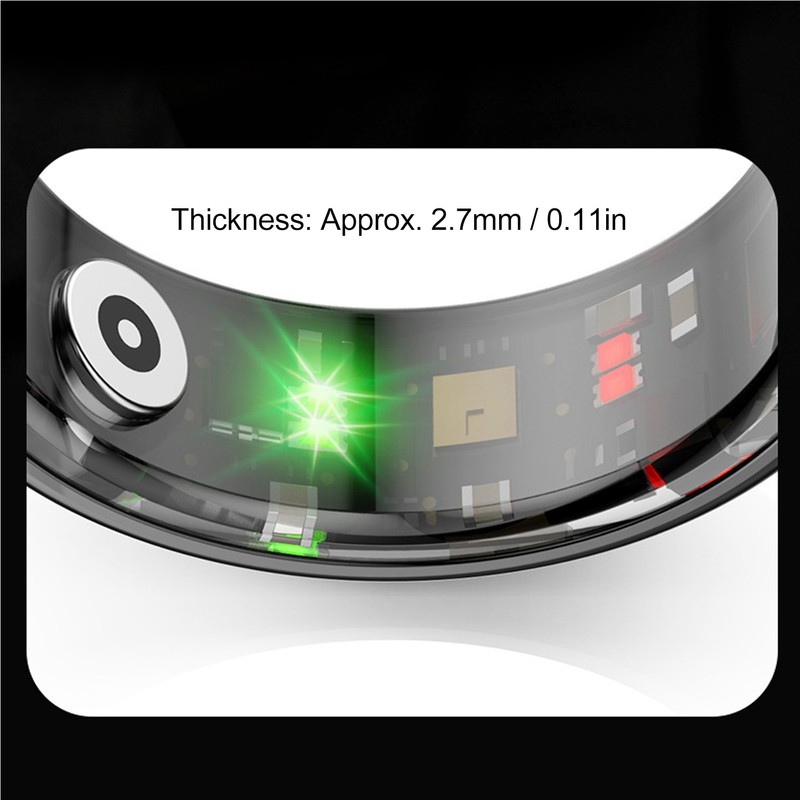 Smart Ring IP68 Waterproof Multi Sports Modes Magnetic Charging BT