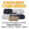 Mafab 5 Pares Agujetas Bota Trabajo Deportivas Redondas Reforzadas