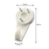 fiXte® Medium 30mm (1.3/16 inch) White Nylon Non-Trace Hardwall Drywall