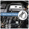 PATIKIL 36-39mm T-Bolt Hose Clamp, 2 Pack Intercooler Pipe Tube