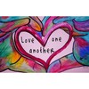 CafePress Love One Another John 13:34 Oval Car Bumper Sticker