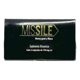Natural Health Missile Cartera 1 Blister 6caps 750mg Sfn