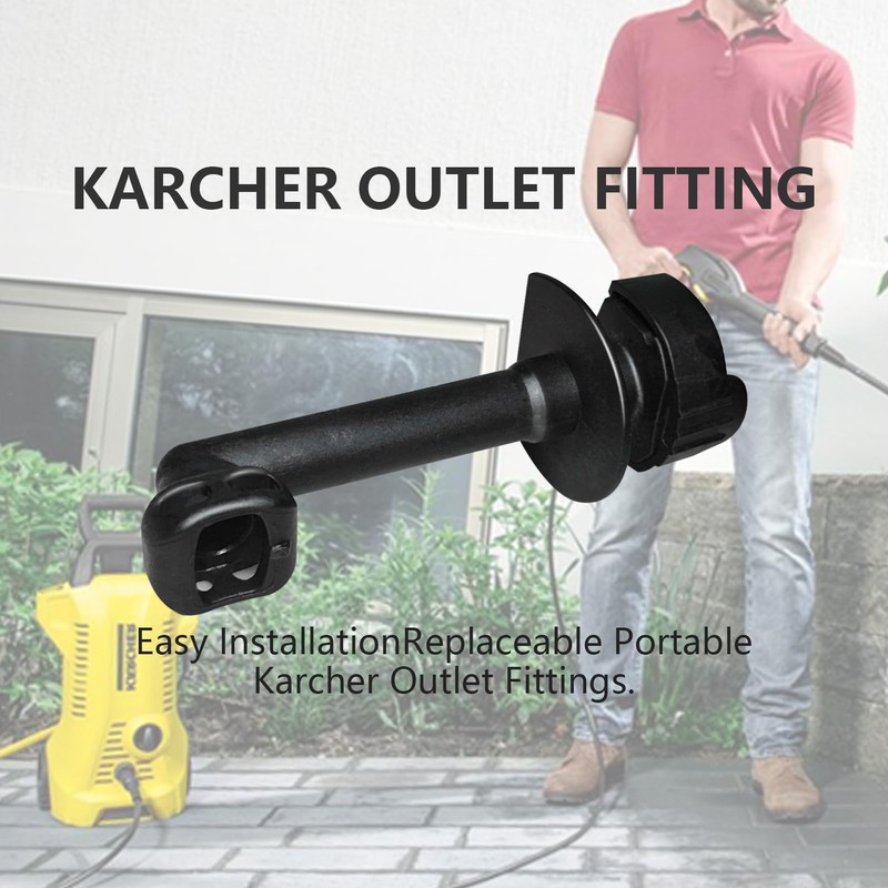 Fai Top High Pressure Washer Elbow, Outlet Hose, Compatible with