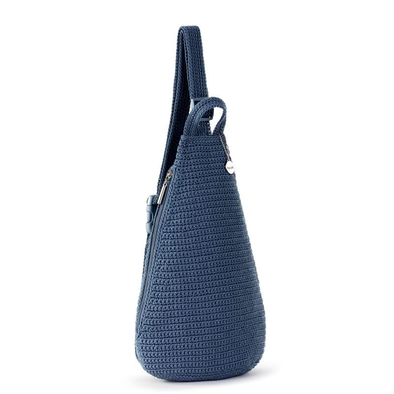 The Sak Geo Sling Backpack in Crochet, Single Sling Shoulder