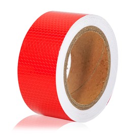 Red Reflective Tape Outdoor Waterproof 2 Inch x 33 Feet DOT Reflective Tape Reflector Tape for Trailers,Cars,Vehicle