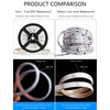 Solar LED Strip Lights Outdoor, 32.8ft 560 LEDs LED Strip
