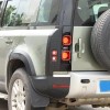 carcartrim-2022 Gloss Black ABS Rear Tail Light Cover Trim For