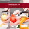Innoteck Essentials 3 in 1 Multi-Functional Peeler - with Ergonomic