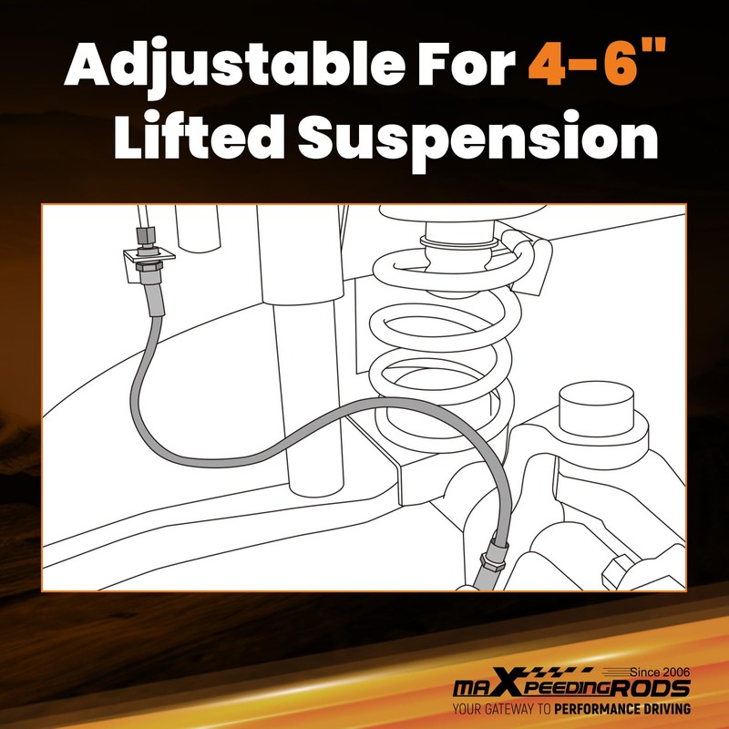 maXpeedingrods Extended Brake Lines for Ford F-250 F-350 Super Duty