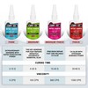 Super Glue Kit, 6 oz CA Glue (Thick, Medium-Thick, Medium,