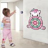 Children's Dartboard, Unicorn Toy Theme Dart Board with 6 Balls,