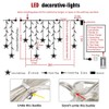 BLOOMWIN Light curtain star light chain curtain, USB 8 modes,