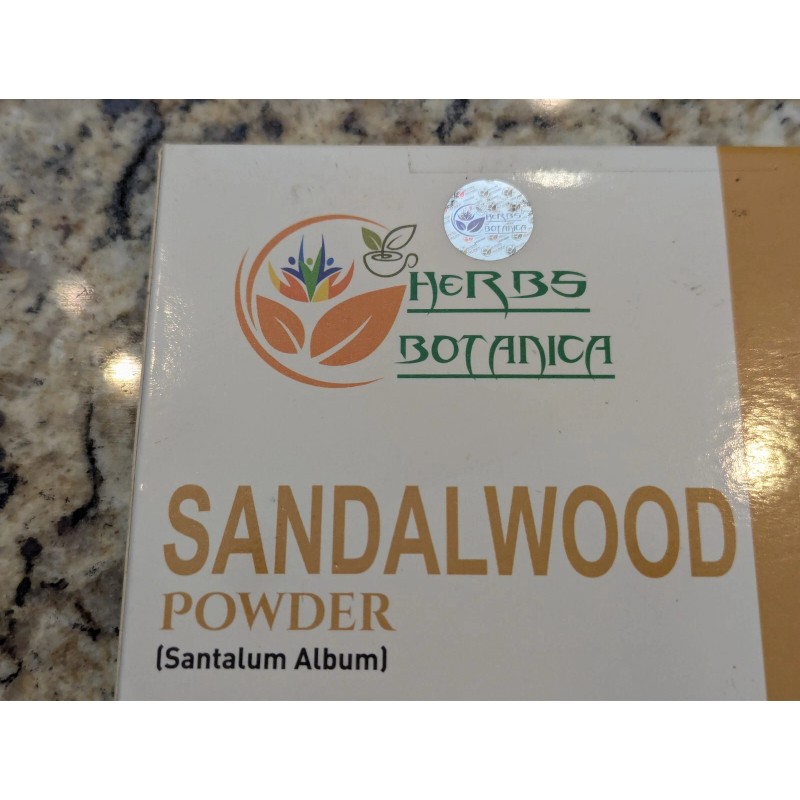 Herbs Botanica Sandalwood Powder for Face & Skin 3.5 oz