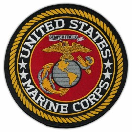 Motorcycle Biker Jacket/Vest Patch (Back Patch) - USMC United States Marine Corp