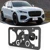 Front Bumper Tow Hook License Plate Mount Bracket Compatible with