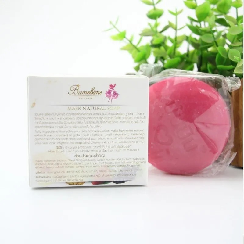 Jabón Aclarante Bumebime Humectante Exfoliante Tailandés