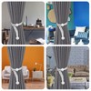 Pack of 8 Tiebacks for Curtains, Pearl Window Holdbacks Curtain,