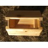 14 Inch Cedar Wood Post Mount Bird Feeder for Outdoors
