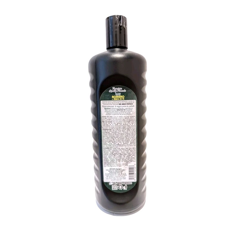 DEL INDIO PAPAGO SHAMPOO ROMERO + ARBOL DE TE PROFESIONAL