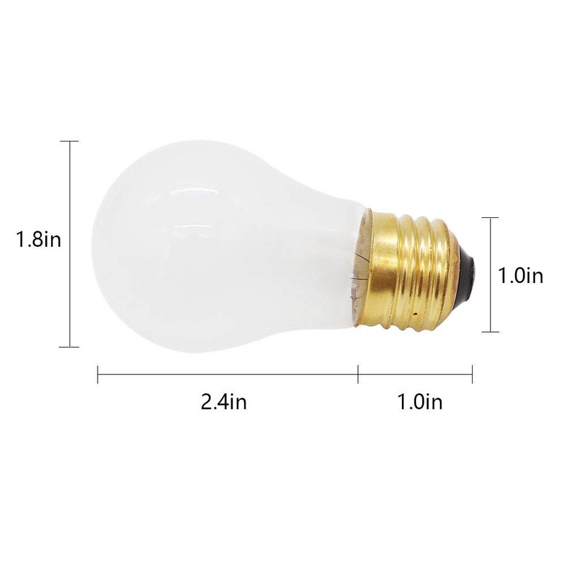 AMI PARTS 8009 Oven Light Bulb 40w 130v E26 Specially