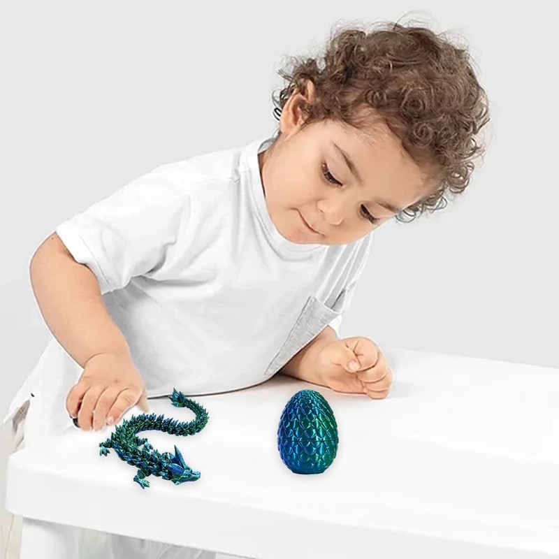 3D Printed Dragon Eggs with Dragon Inside,Easter Gifts for Kids,Easter