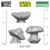 Green Staff World GSWD-12963 Non-Scale 3D Print Set Chunky Mushroom