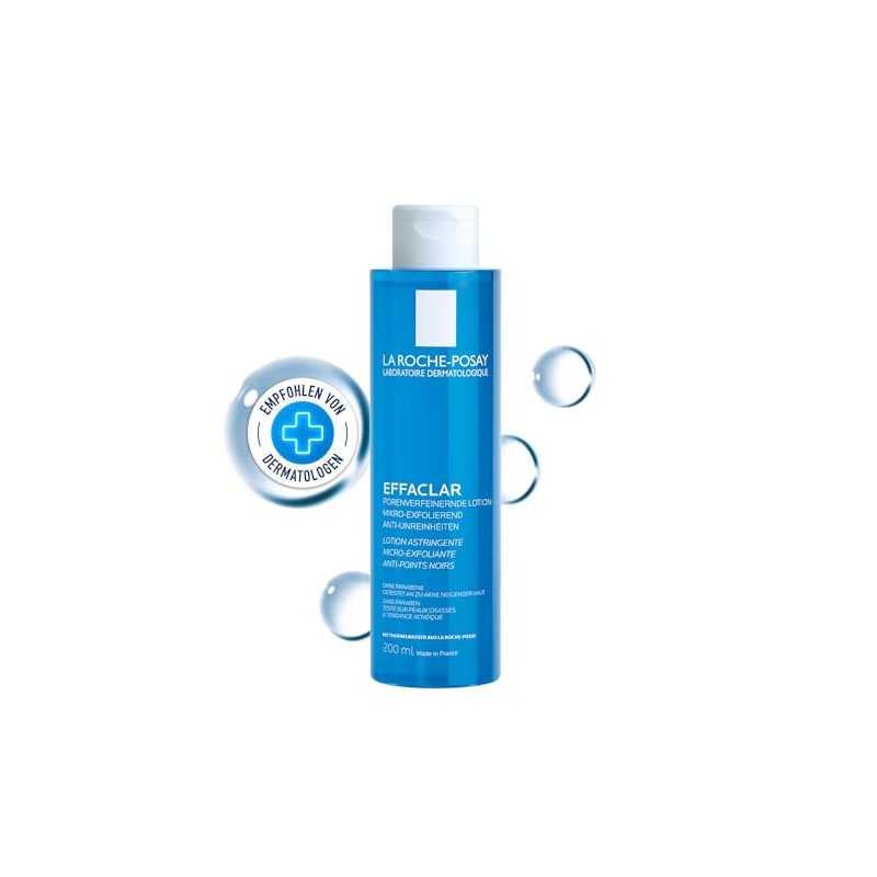 La Roche-Posay Effaclar Astringent Face Toner for Oily Skin, 6.76