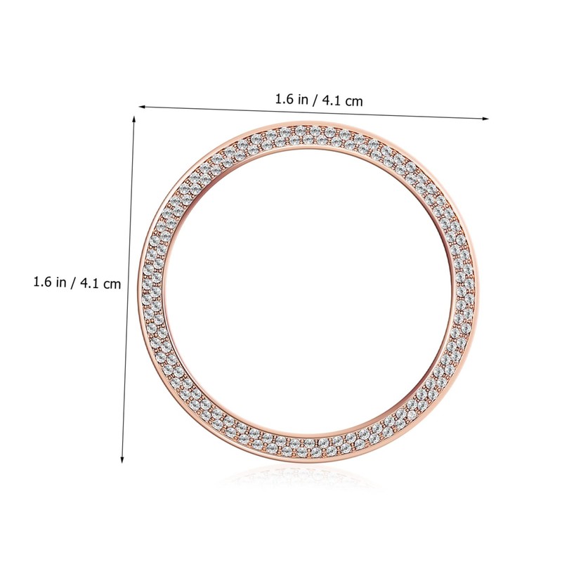 Mipcase Rhinestone Watch Protector Case for Watch Elegant Rose Gold