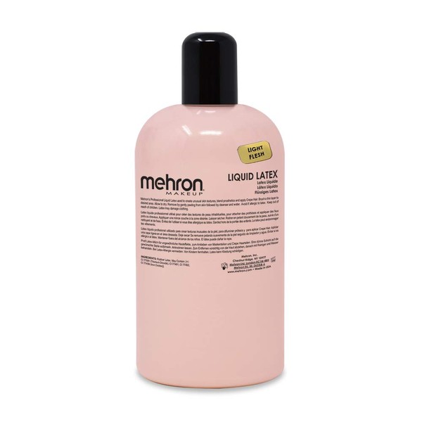 Mehron Liquid Latex 117 (16 oz, Soft Beige) by Mehron