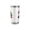 Yorkie, Christmas, Yorkshire Terrier, Santa Claus hat Stainless Steel Insulated