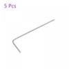 sourcing map 5 Pack 0.7mm Hex Key Wrench, L Shaped