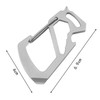 Carabiner Keychain Clip, Anti-Lost Key Holder and Quick Release Backpack