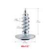 #8 x 1/2" Zinc Plated Phillips Wafer Modified Truss Head