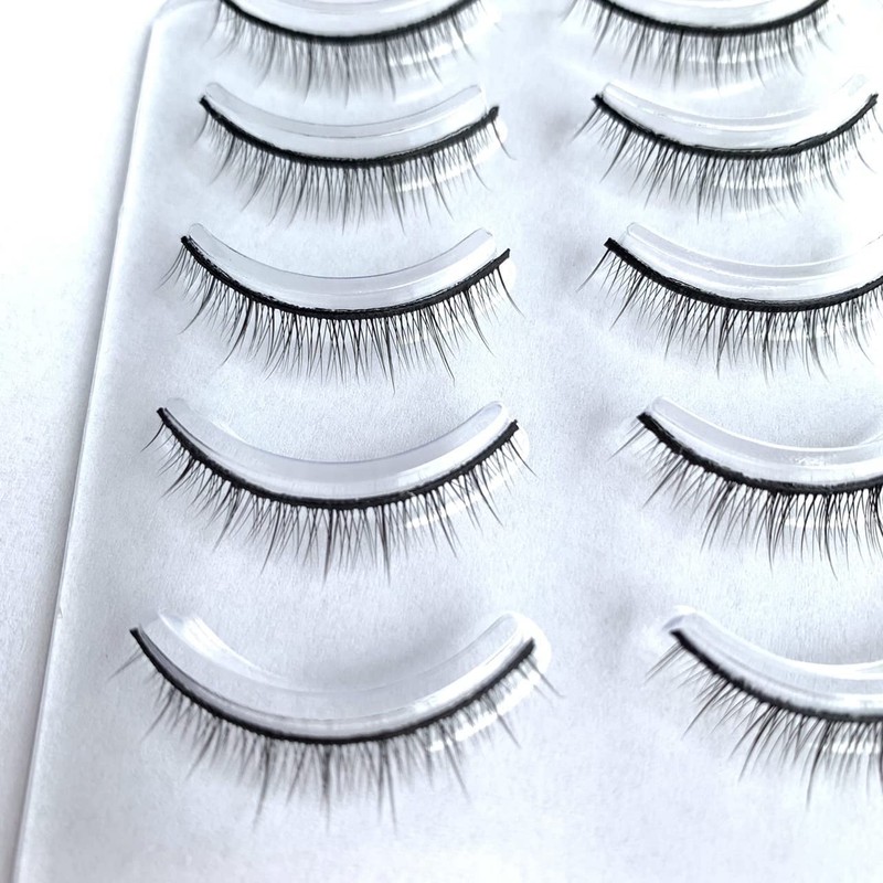 D-ONE Natural 5 Pairs False Eyelashes (A02 Natural Basic)