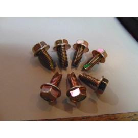 National Threads 5/16-18 X 3/4 Thread Cutting Screw bolt Hex Flange Steel Self Tap (100 pieces)