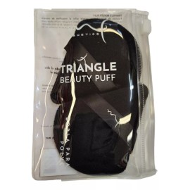 MF Cosmetics Borla Maquillaje Triangular Marifer, Borla Triangulo Color Negro Tamaño De La Esponja Mediana