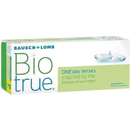 Bausch + Lomb Biotrue ONEday Tageslinsen, sph√§rische Kontaktlinsen, weich, 30 St√ºck / BC 8.6 mm / DIA 14.2 mm / +1.25 Dioptrien
