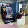 MANUFORE 30pcs 9mm Snap-off Knives with Safety Auto-lock, Metal Handle,
